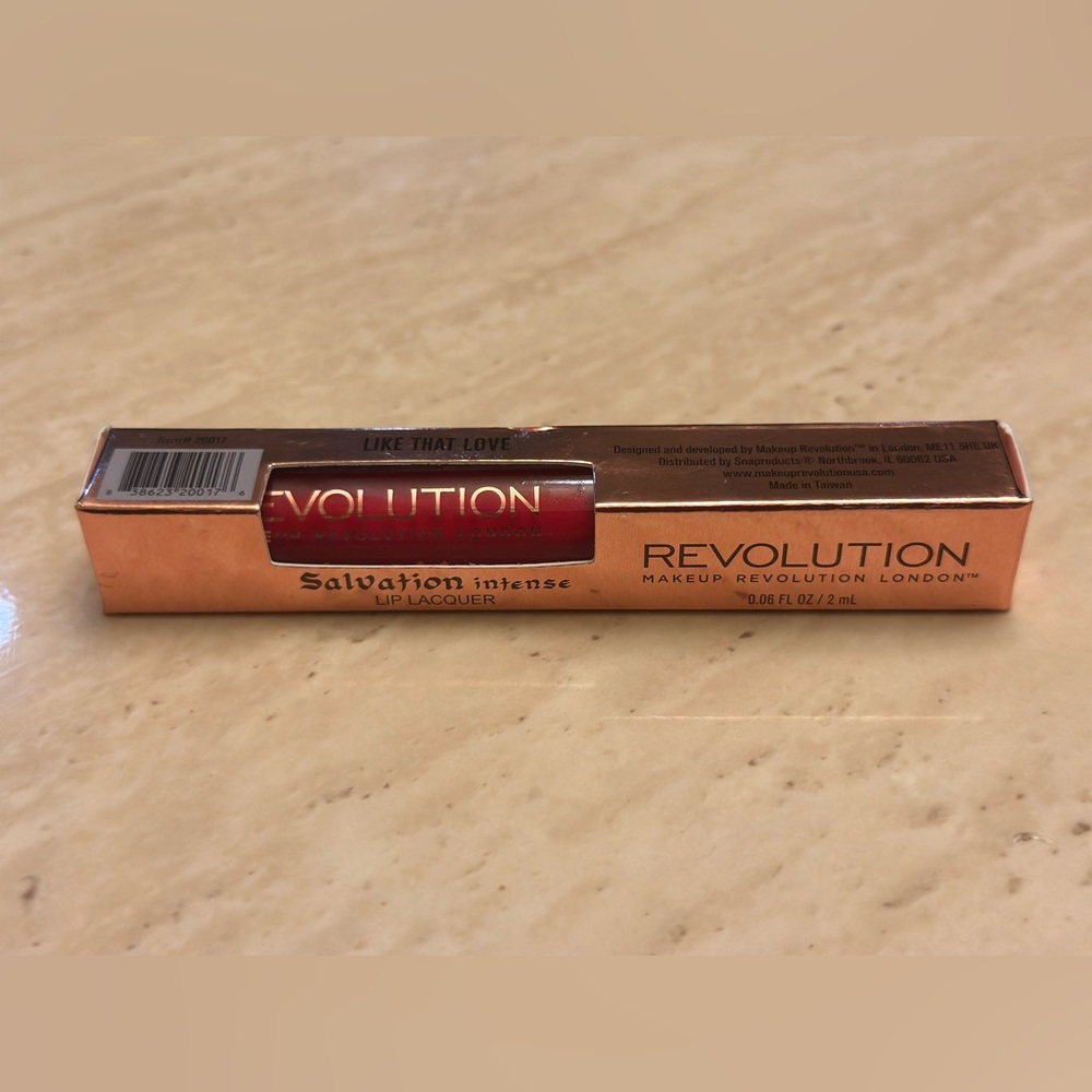 Makeup Revolution Beauty Salvation Intense Lip Lacquer Gloss, Like That Love